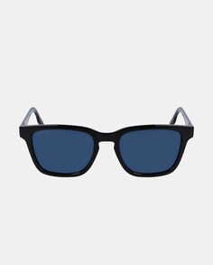 Черные квадратные мужские солнцезащитные очки Lacoste, черный
