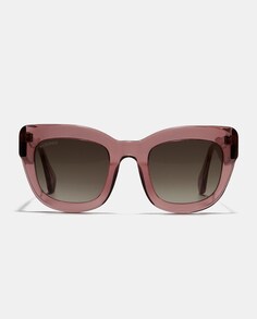 Квадратные женские солнцезащитные очки из розового ацетата с поляризованными линзами No Idols, розовый