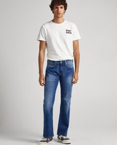 Синие свободные мужские джинсы Kingston Zip Pepe Jeans, синий