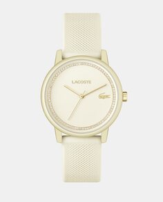 Lacoste 12.12 Go 2001288 белые силиконовые женские часы Lacoste, белый