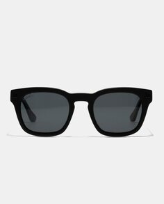 Квадратные мужские солнцезащитные очки из черного ацетата с поляризованными линзами No Idols, черный