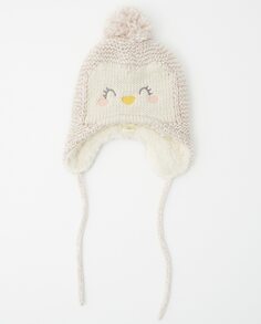 Шляпа с лицом пингвина Sfera, розовый (Sfera)