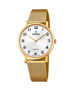 Мужские часы F20022/5 Swiss Made золото сталь Festina, золотой