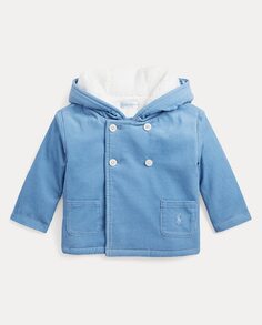Синее хлопковое пальто для мальчика Polo Ralph Lauren, синий
