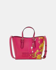 Разноцветная открытая сумка-тоут со средней ручкой Versace Jeans Couture, мультиколор