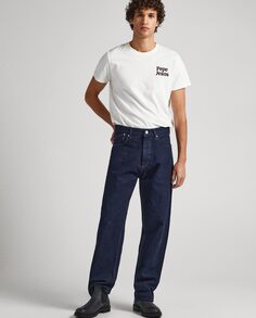 Свободные мужские джинсы Dan темно-синего цвета Pepe Jeans, синий