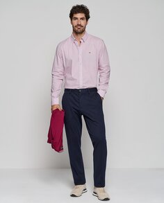 Мужские брюки обычного кроя разной вязки Roma Roberto Verino, темно-синий