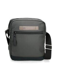 Большая серая мужская сумка через плечо Truxton с держателем для планшета Pepe Jeans, серый