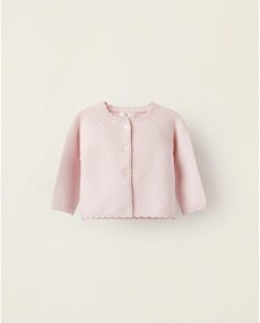 Куртка для девочки из 100% хлопка с застежкой на пуговицы Zippy, розовый