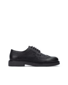 Мужские черные кожаные туфли на шнуровке Martinelli, черный