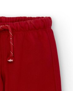 Однотонные детские спортивные штаны с регулируемым шнурком Charanga, красный