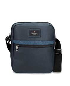Темно-синяя мужская сумка через плечо Court с держателем для планшета Pepe Jeans, синий