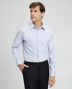 Мужская классическая рубашка классического кроя без утюга Emidio Tucci, синий
