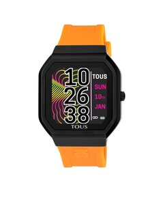 Женские умные часы B-Connect с оранжевым ремешком Tous, оранжевый
