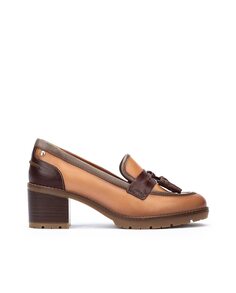 Женские кожаные туфли с мягкой стелькой бежевого цвета Pikolinos, бежевый