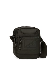Маленькая черная мужская сумка через плечо Bromley с передним карманом Pepe Jeans, черный