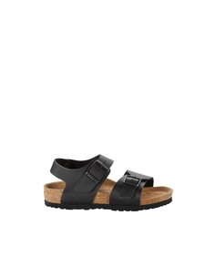 Черные детские сандалии Birkenstock с пряжками Birkenstock, черный