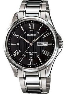 Японские наручные мужские часы Casio MTP-1384D-1A. Коллекция Analog