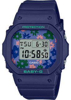 Японские наручные женские часы Casio BGD-565RP-2. Коллекция Baby-G