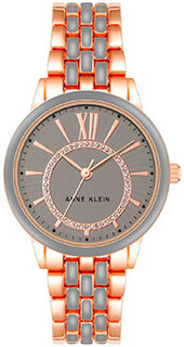 fashion наручные женские часы Anne Klein 3924GYRG. Коллекция Metals