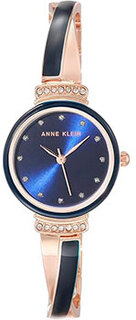 fashion наручные женские часы Anne Klein 3740NVRG. Коллекция Crystal