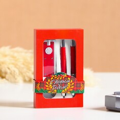 Набор подарочный 3в1 (2 ручки, фонарик красный) NO Brand