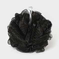 Мочалка - шар для тела cupellia spa, 50 гр, цвет черный NO Brand
