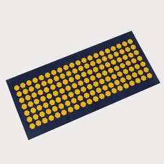 Ипликатор - коврик для тела, 140 модулей, 28 × 64 см цвет темно-синий/желтый Onlitop