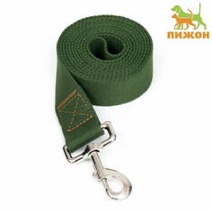 Поводок брезентовый 2 м х 3,5 см, хаки Пижон