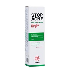 Очищающий гель для умывания hiskin stop acne, 120 мл NO Brand