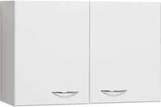 Шкаф двустворчатый 60x40 см белый Runo Рондо 00000001182 РУНО