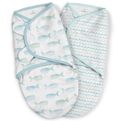 Пеленки Пеленка Summer Infant Swaddleme Конверт для пеленания на липучке 2 шт