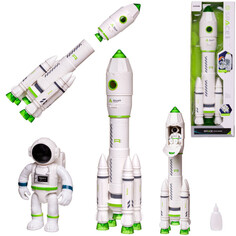 Игровые наборы Junfa Игровой набор Покорители космоса: Космическая ракета с эффектом пара