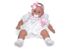 Куклы и одежда для кукол Lamagik S.L. Пупс Бобо в одежде с розовыми оборками 65 см