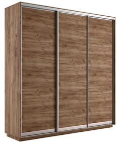 Шкаф-купе Экспресс Трио240 Крафт Табачный Bravo