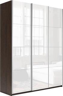 Шкаф Прайм 3 TM_L-180 Венге Стекло белое 1800*2300*570 Bravo