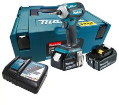 Гайковерт Makita DTD172RTJ аккум. патрон:шестигр.1/4" (кейс в комплекте)