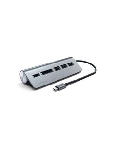USB-концентратор Satechi Type-C USB Hub & Micro/SD Card Reader серый космос