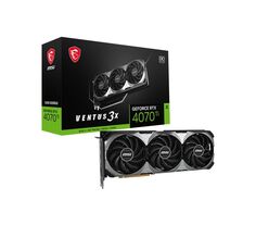 Видеокарта MSI RTX4070Ti VENTUS 3X E 12GB GDDR6X (RTX 4070 Ti VENTUS 3X E 12G OC)