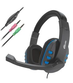 Наушники RITMIX RH-555M Gaming Blue