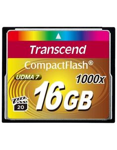 Карта Памяти CF 16Gb Transcend 1000X (160/120 Mb/s)