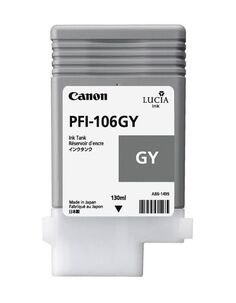 Картридж струйный Canon PFI-106 GY 6630B001 серый для Canon для iPF6300S/6400/6450