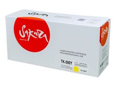 Картридж SAKURA TK590Y для Kyocera Mita, желтый, 5000 к. FS-C2026/FS-C2126MFP
