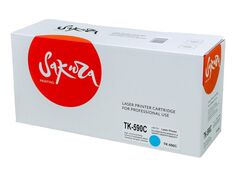 Картридж SAKURA TK590C для Kyocera Mita, синий, 5000 к. FS-C2026/FS-C2126MFP