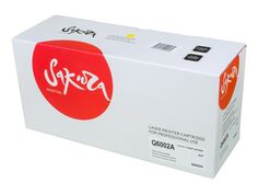 Картридж SAKURA Q6002A для HP, желтый, 2000 к. LJ 1600/LJ 2600n/LJ 2605/LJ 2605dn/LJ 2605dtn/CM1015MFP/CM1017MFP