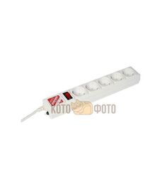Сетевой фильтр Power Cube SPG-B-6-WHITE 1.9м (5 розеток) белый Noname