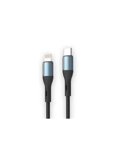 Дата-кабель PAVAREAL PA-X9, Type-C - Lightning, PD20W, черный