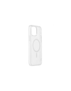 Накладка пластик mObility для iPhone 13 Pro, для MagSafe, с силиконовым краем, прозрачная