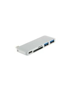 Адаптер Barn&Hollis Type-C 5 in 1 для MacBook, серебристый УТ000027058