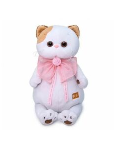 Мягкая игрушка BUDI BASA LK24-052 Ли-Ли с розовым бантом 24 см